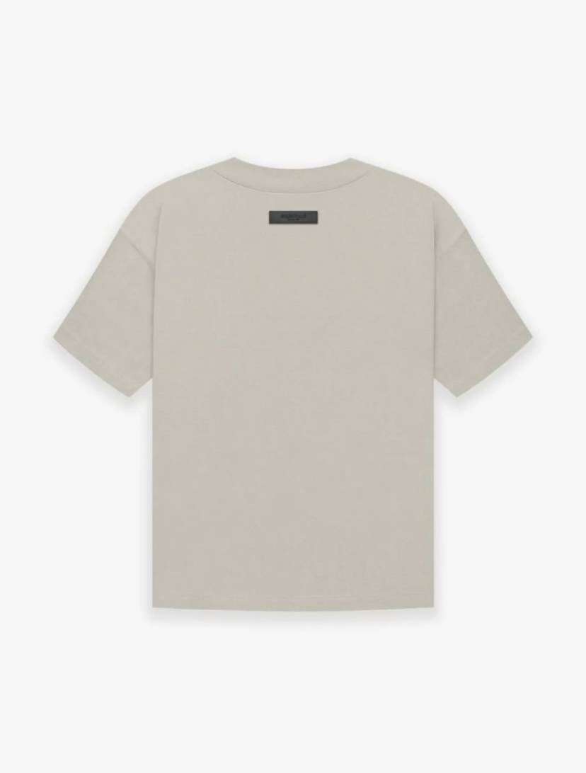 Fear of God ESSENTIALS Logo-Flocked Tee-shirt (Smoke)