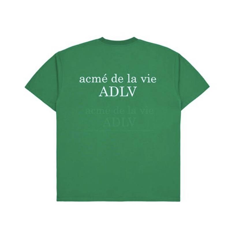 アクメドラビ★ADLV BASIC SHORT SLEEVE T-SHIRT 2 _6色 ADLV BASIC SHORT SLEEVE T-SHIRT 2 R BLACK - ACMÉ DE LA VIE