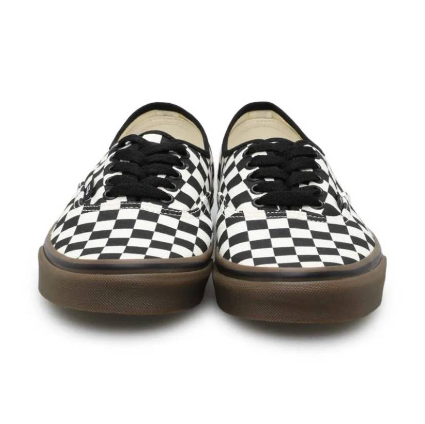 VANS★Authentic Checkerboard Black White VN000W4NDI01 VANS Authentic 'Golden Coast' Checkerboard Shoes - Black