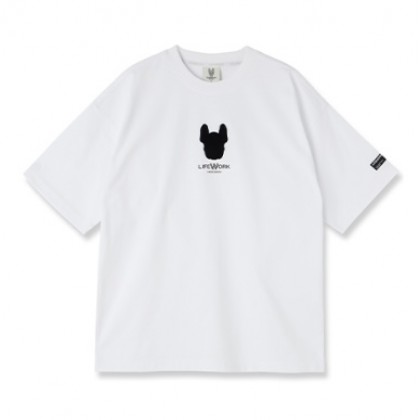 Life Work ★l Unbalanced Short-Sleeved T-shirt LifeWork Common Basic Radok short-sleeved T-shirt