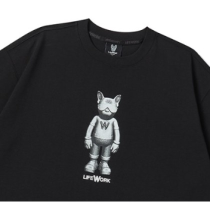 LifeWork Grain Figure Hipdog Short Sleeve T-Shirt