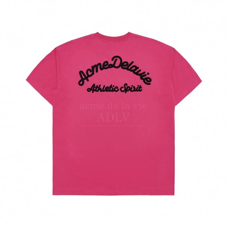 【ADLV】CHAIN EMBOSSING SCRIPT PRINTING SHORT SLEEVE T-SHIRT acme de la vie