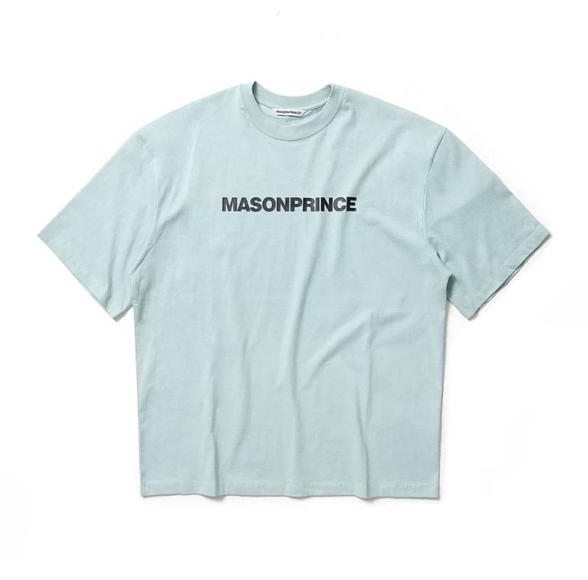 ●MASSNOUN● MAS Logo T-shirt (3色) unisex Set of 3 cotton jersey T-shirts in multicoloured - MM 6