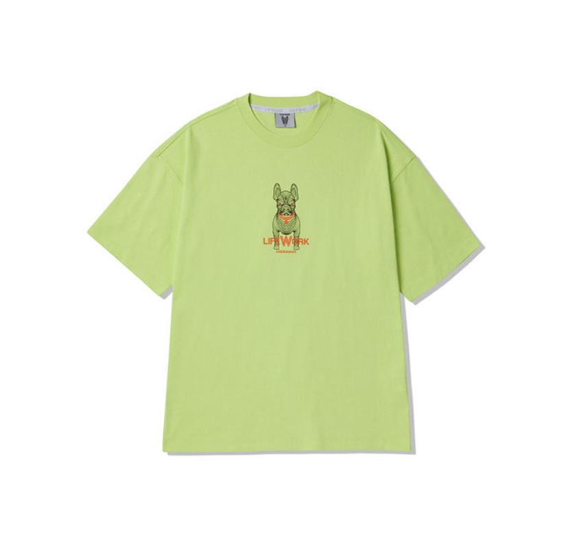LifeWork Graphic Loose Fit T-Shirt LW222TS097 (Neon)